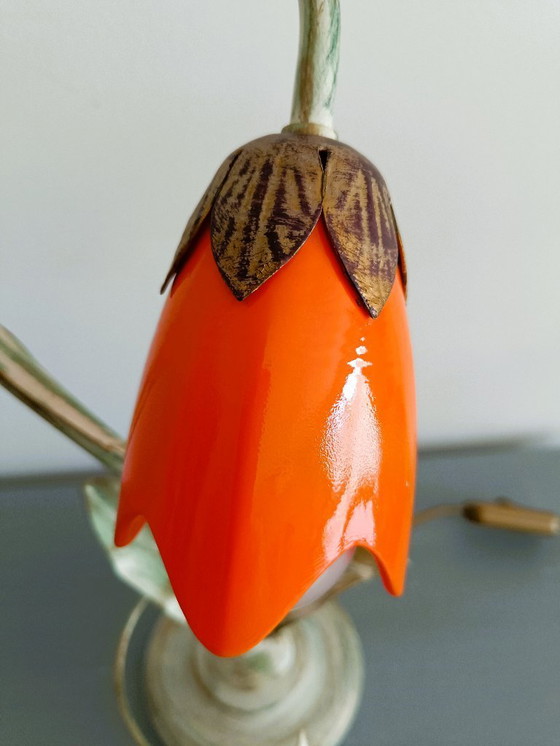 Image 1 of Lampe à poser tulipe fabriquée en Italie