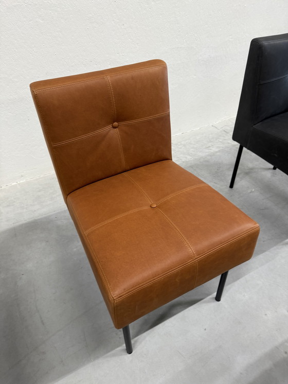 Image 1 of 6 Gelderland 7714 Esszimmerstühle Leder