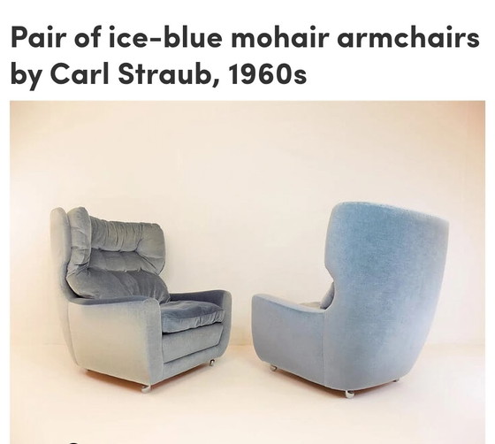 Image 1 of Comfortabele XL fauteuil van Carl Straub