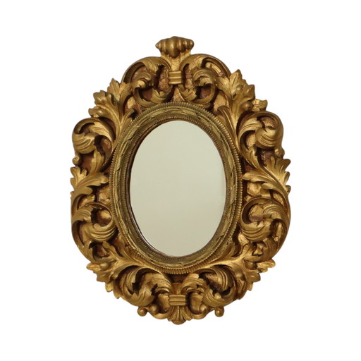 Small Classic French Baroque Mirror