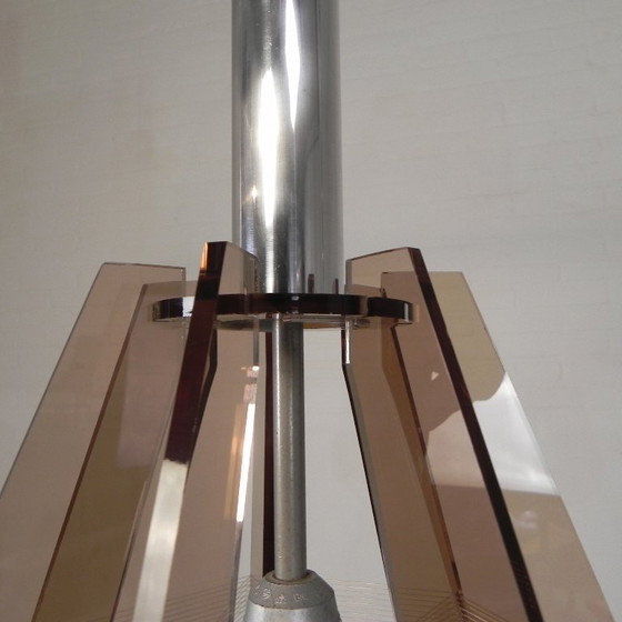 Vintage plexiglas en nylondraad hanglamp Paul Secon voor Sompex, jaren 60 – Hanglampen, Plastic (photo 9 of 25)