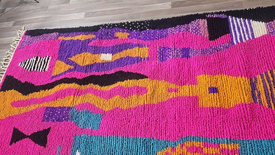 Tapis berbère authentique en laine coloré 200/300 – Wool (photo 9 of 11)
