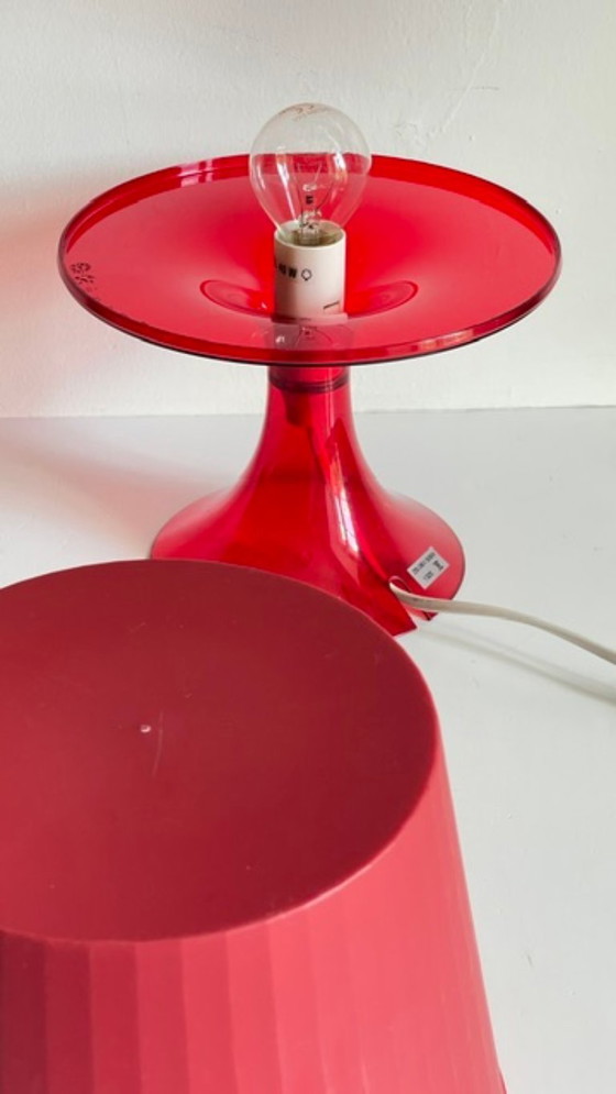 Red Ikea Vintage Lamp – Table lamps, Plexiglass (photo 10 of 24)
