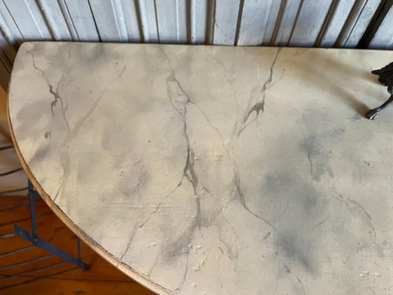 Image 1 of Table d'appoint Table console Table murale imposante 19ème siècle française