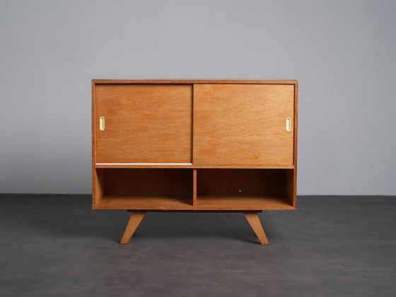 Sideboard with Sliding Doors, Czechoslovakia, 1960s – Wood (photo 2 of 9)