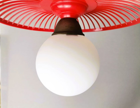 Image 1 of Retro rode keuken hanglamp