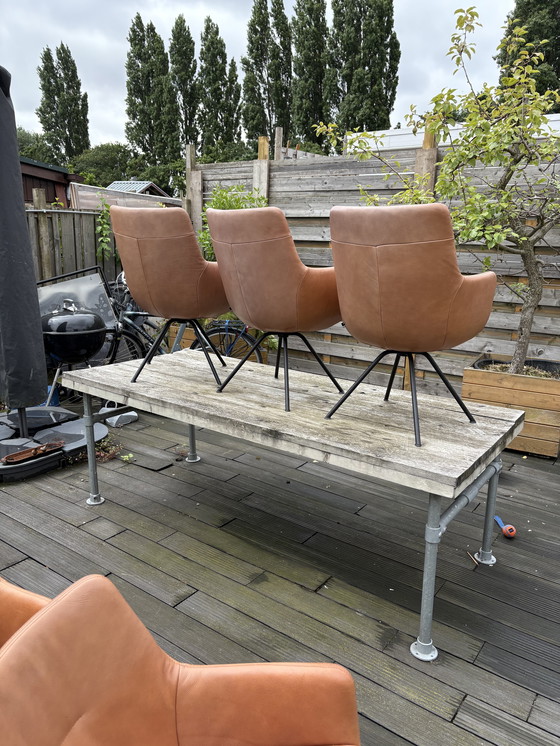 Image 1 of Esszimmerstuhl cognac Leder/Drehung WK722