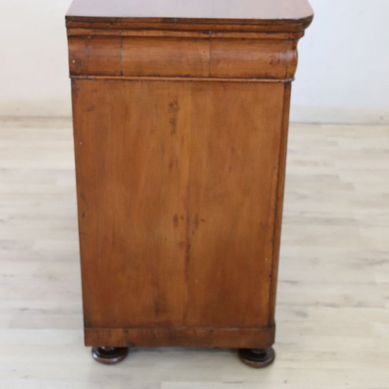 Image 1 of Antique Buffet in Walnut, Italy Mid 19th Century, Restored