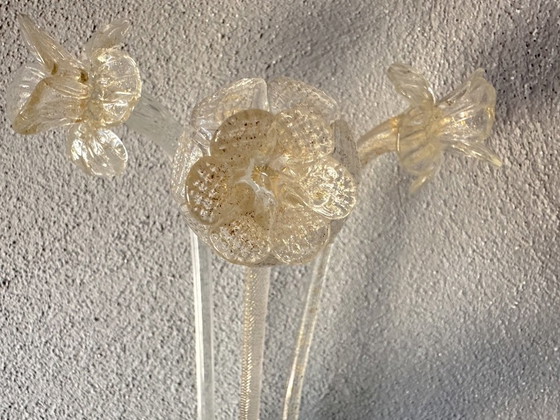 Coppia di applique vintage in vetro di Murano – Metallo (photo 8 of 12)
