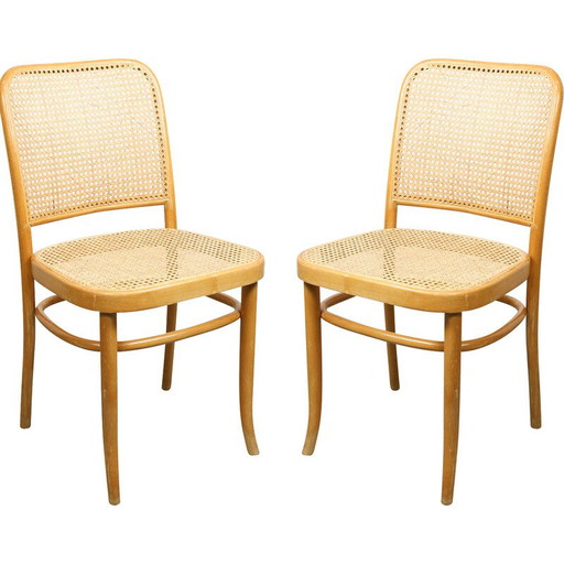 Pair of vintage No. 811 chairs by Michael Thonet