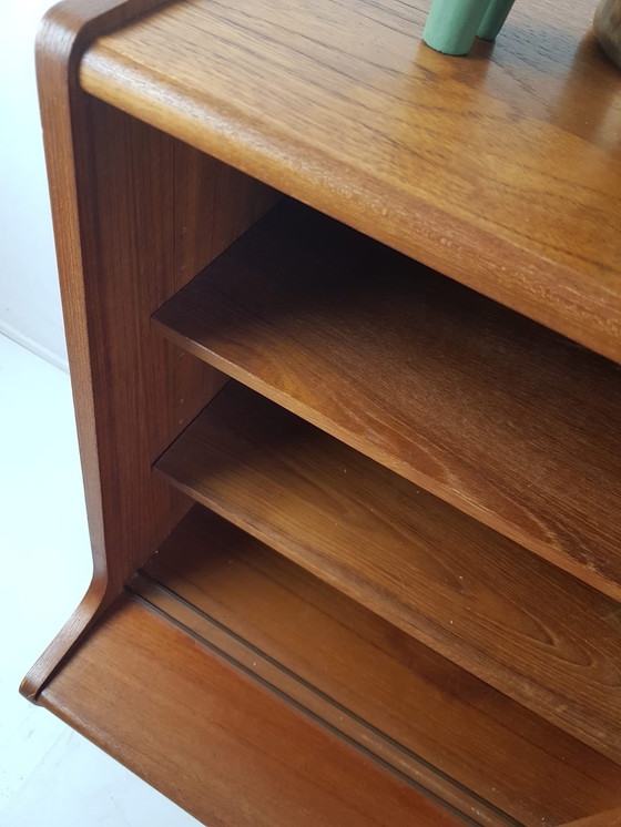 Image 1 of Vintage Deens Highboard | drankenkast buffetkast teak Danish