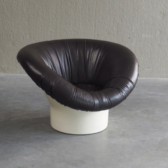 Krokus Lounge Chair van Lennart Bender voor Ulferts AB (1968) – Fauteuils, Leather, Fiberglass (photo 11 of 13)