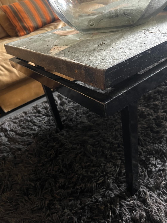Image 1 of Brutalist coffee table with a beautiful pattern