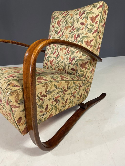 Paar H269-loungestoelen van Jindřich Halabala, jaren 1930