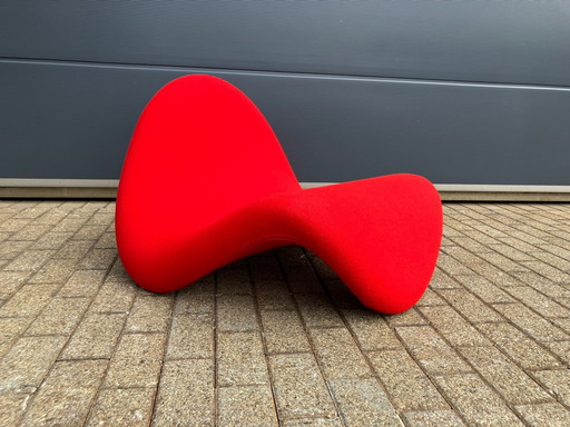 Artifort Tongue F577 rode Kvadrat Pierre Paulin NIEUWstaat!!