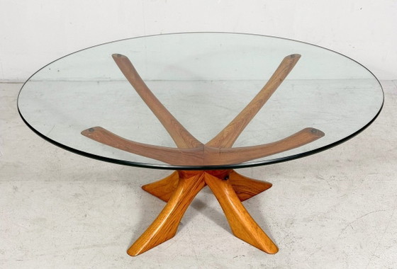 Image 1 of ILLUM WIKKELSØ. voor Niels Eilersen Salontafel/dressoir Model T118 - Denemarken, jaren 70