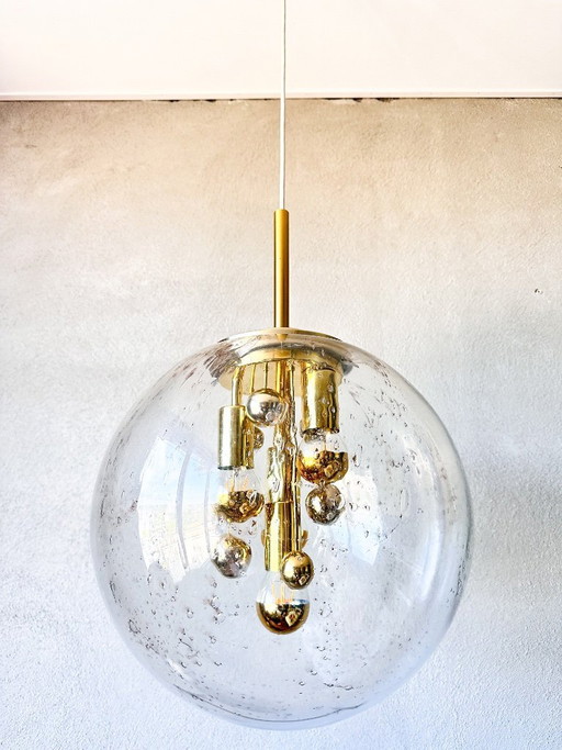 Vintage large Doria pendant lamp