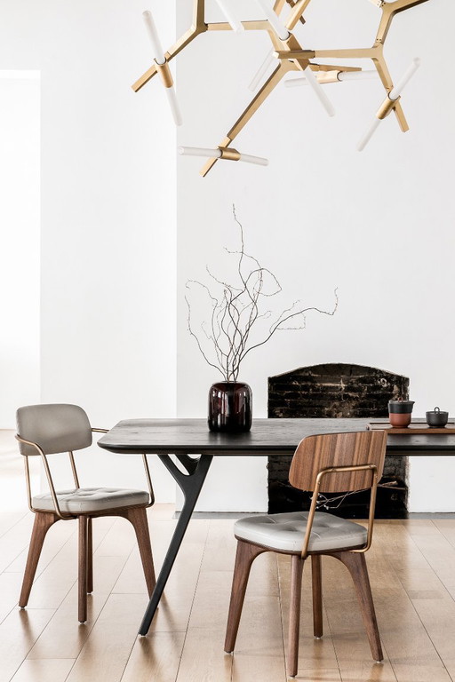 Stellar Works Rén Dining Table, Black Oak - Space Copenhagen