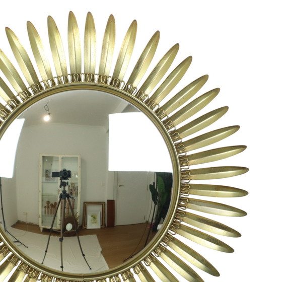 Image 1 of Miroir soleil Mid Century Deknudt