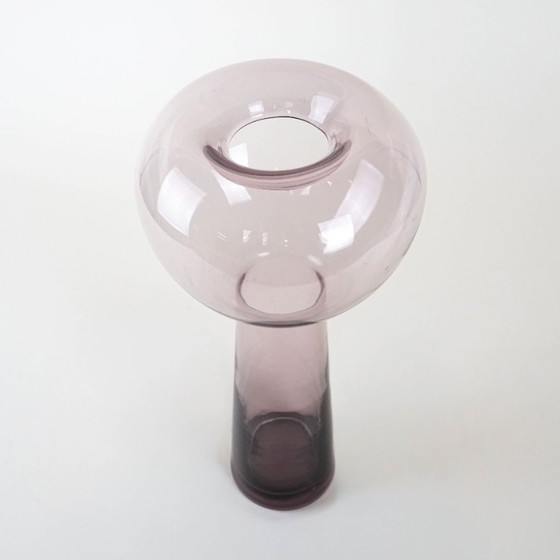 Image 1 of Vase en verre, design italien, années 1970, fabriqué en Italie