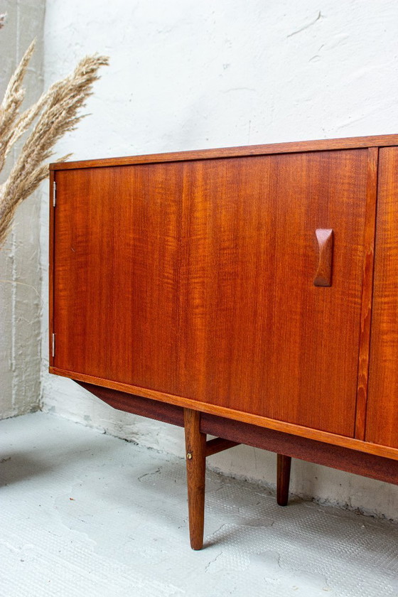Image 1 of Vintage teak sideboard chest of drawers Fristho Modulus Danish 60s