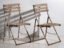 Antique garden folding chairs (c.1920). Set of 2 pieces – Garden chairs, Metal, Rustic (photo 9 of 9)