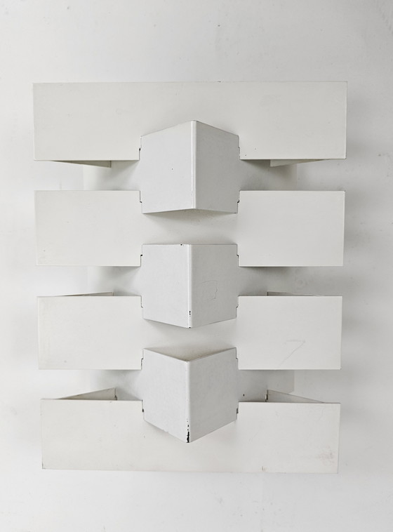 Image 1 of Wall lamp by Anvia by J.J.M. Hoogervorst graphic design of metal