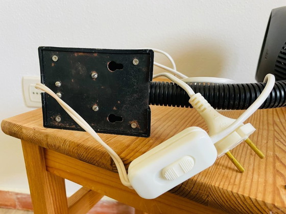 Image 1 of Futurist retro red plug in wall sconce lamp from USSR