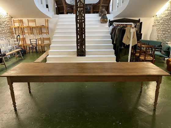 Image 1 of Tavolo da pranzo in pino da 3 metri