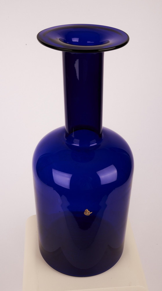 Image 1 of Large vintage Gulvvas vase by Otto Brauer Holmegaard, Denmark 1960s