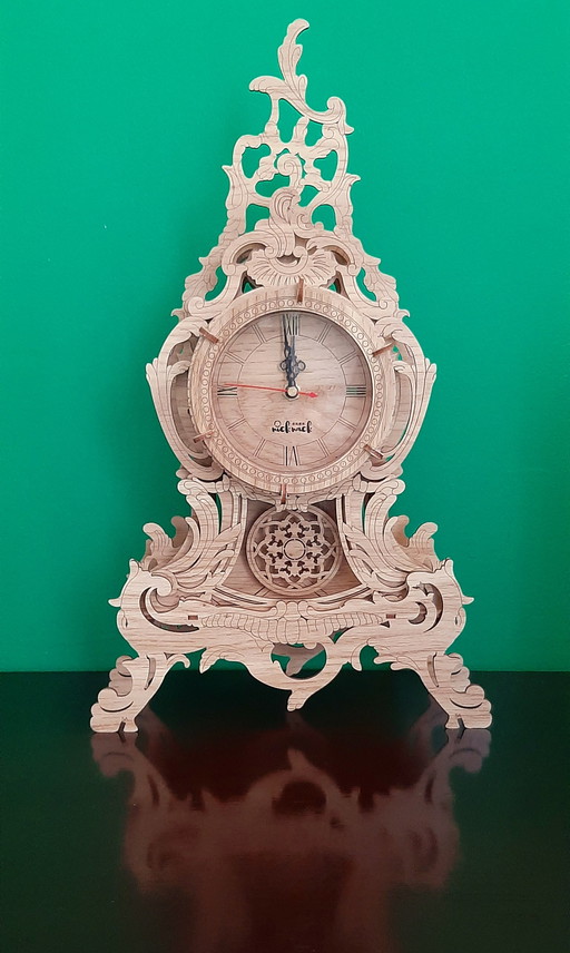 Wooden clock Nick Nicknick