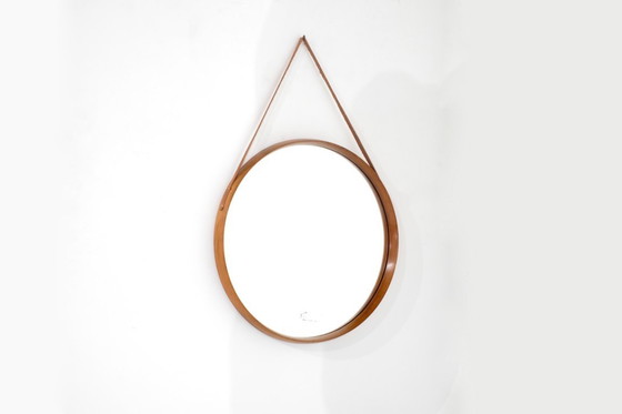 Image 1 of Vintage houten spiegel, Italië, jaren 60.