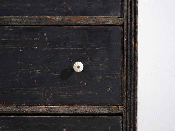 Antique chest of drawers with dark patina (c.1920) #58 (photo 38 of 40)