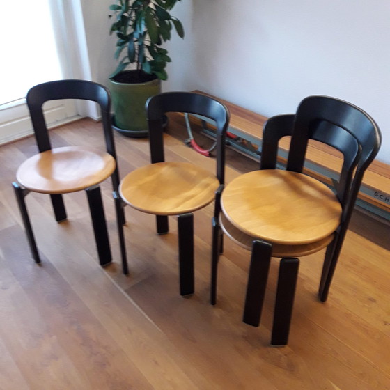 Image 1 of 4x Vintage Bruno Ray Kusch & Co Chairs