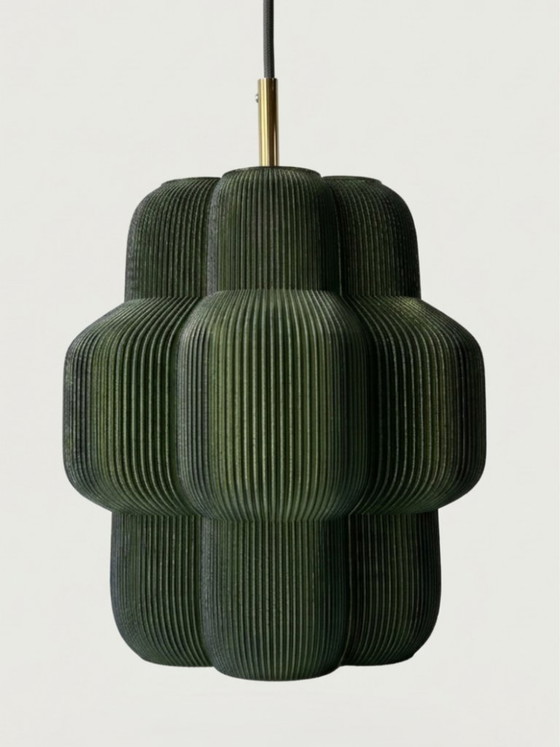 Image 1 of Petulia L "Olivine" ByLucop - Organic Sculptural Pendant Lamp - Artisan 3D Printed Design