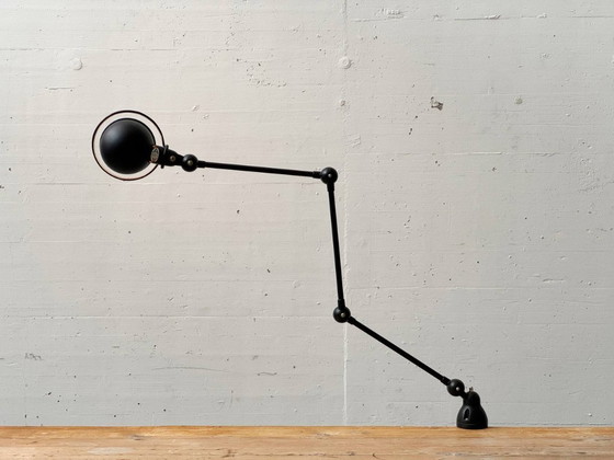 Image 1 of Three-arm clamp lamp by Jean-Louis Domecq for Jieldé, 1950s design