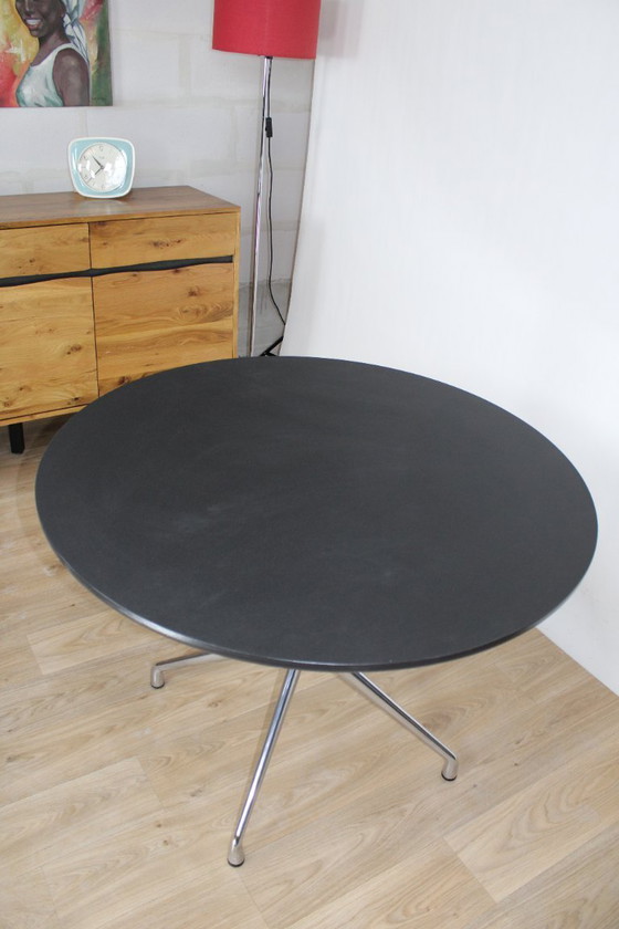 Image 1 of HAY About a Table AA15 - Ø100 cm - Black melamine - Design Hee Welling