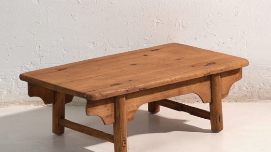 Antieke lage tafel van grenenhout – China, circa 1890 – Salontafels (photo 3 of 40)