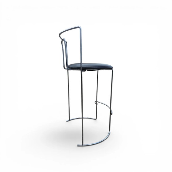 2 x Gaja stool by Kazuhide Takahama for Simon Gavina / black leather (photo 12 of 23)