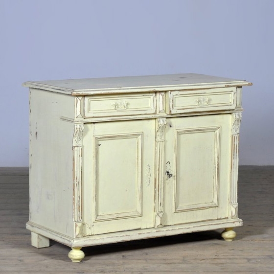 Image 1 of Antiek grenen dressoir, circa 1910