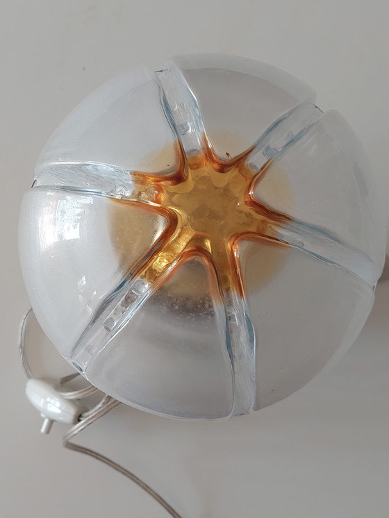 Image 1 of Lámpara de mesa espacial de mediados de siglo diseñada por Toni Zuccheri para Mazzega