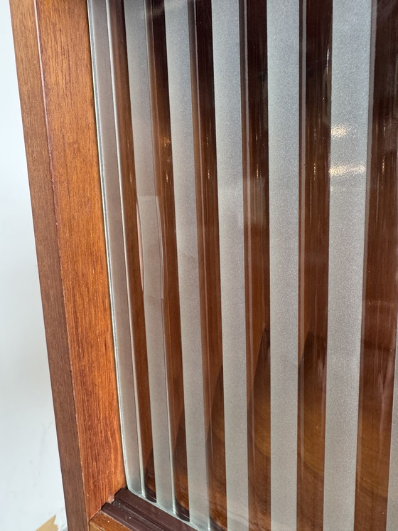 Image 1 of Vintage Modular Wall Unit – Danish Design in Teak with Brass Details