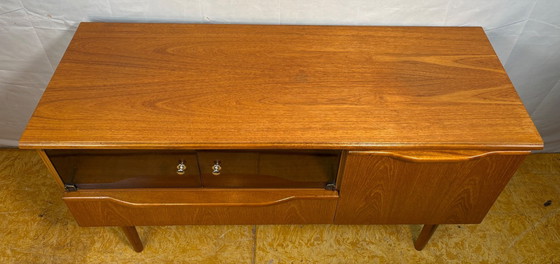 Image 1 of Mid-Century Retro Vintage Teak TV Unit / Media Cabinet by Sakol 1970  Compact Design • Danish Influence • Stylish & Practical St