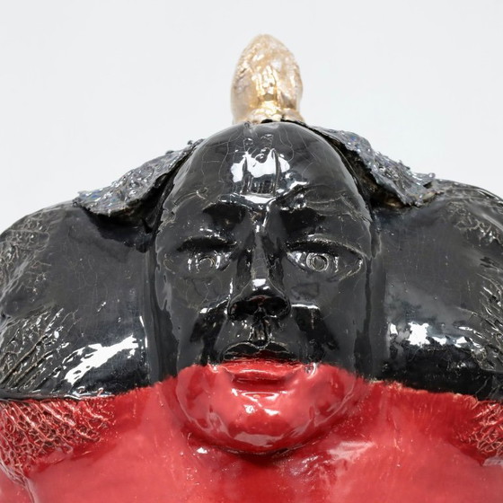 Image 1 of Sculpture en céramique par Henk Van Rooij, Pays-Bas