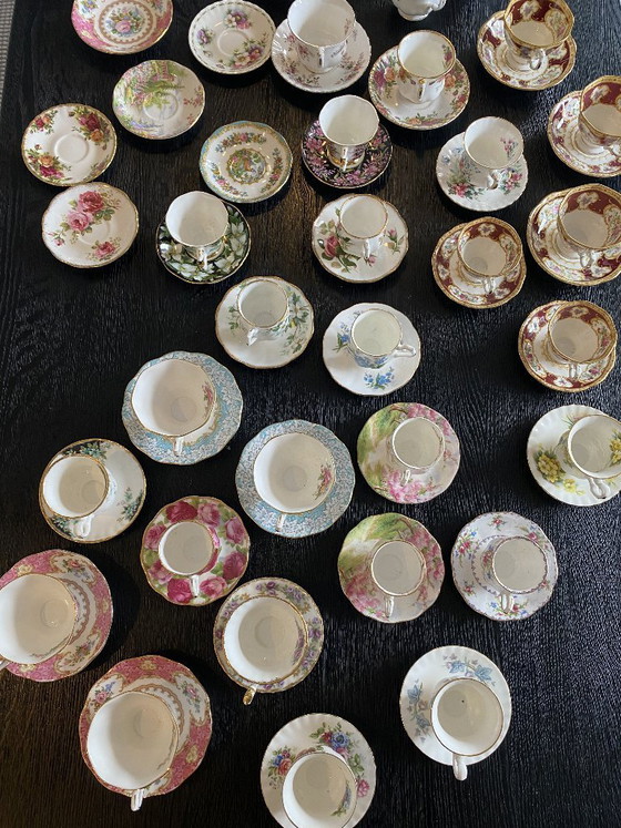 Image 1 of Large collection of Royal Albert cups and saucers in excellent condition
