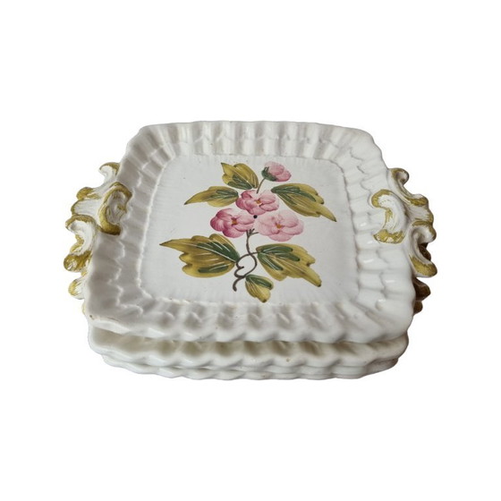 Image 1 of Assiettes à gâteaux italiennes vintage
