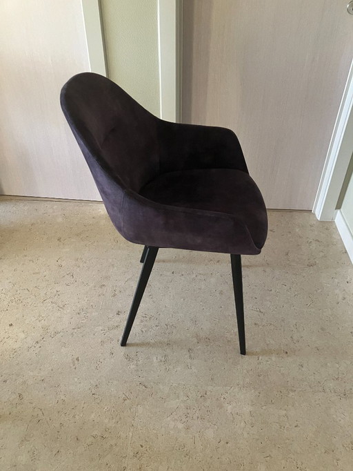 sedie a secchiello in nabuk tavolo da pranzo (4)