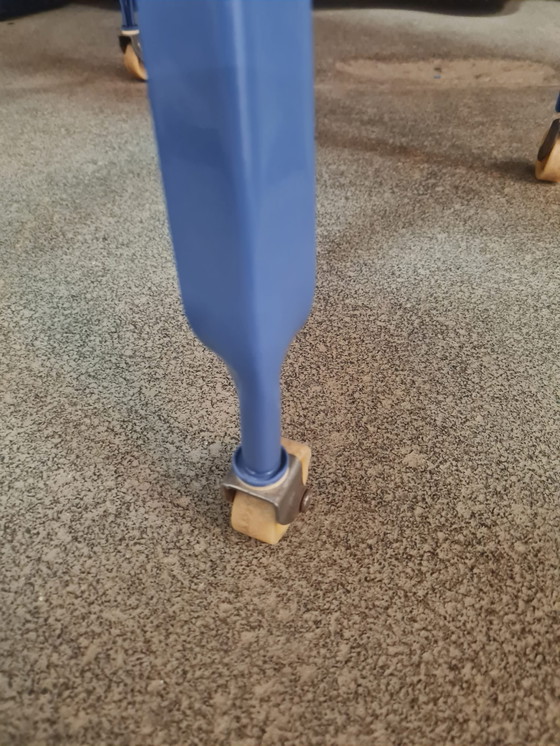 Image 1 of Tavolo da cucina pieghevole in metallo, moderno e di metà secolo