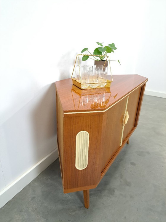 Image 1 of Mobile bar girevole di metà secolo, mobile bar