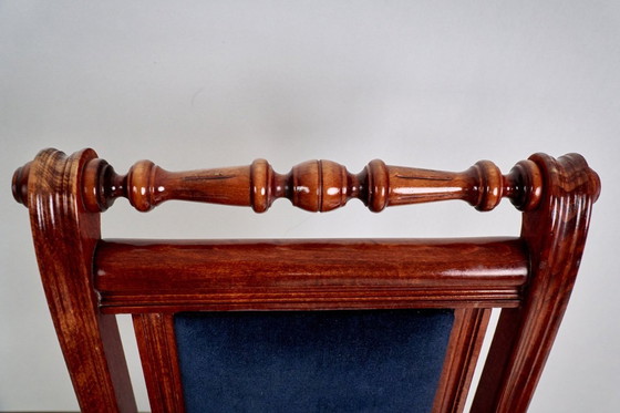 Image 1 of Set di 7 sedie in stile eclettico FAMEG Radomsko, anni '70/'80